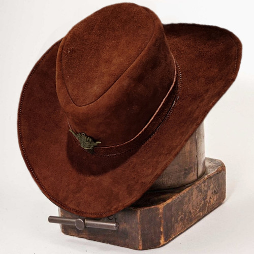 کلاه کابویی جیر رنگ دارچینی